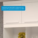 Ver mais imagens de Guarda-Roupa Solteiro 4 Portas 2 Gavetas Bicama Flex Color 100% MDF 160cm Zaya Espresso Móveis Branco/Rosa/Azul/Lilás