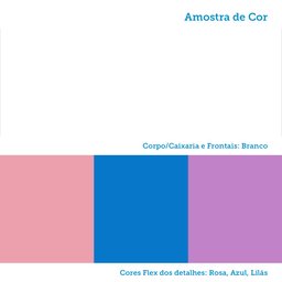 Guarda Roupa Solteiro 160cm 4 Portas 2 Gavetas Bicama e Baú Flex Color 100% MDF Milena  - 12