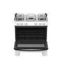 Ver imagem 4 de Fogão 5 Bocas Atlas Mônaco Plus Mesa de Inox Bivolt Branco
