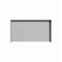 Ver imagem 4 de Balcão de Atendimento Recepção 120 cm Reto Baixo F5 Office Cor:Cinza
