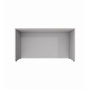 Ver imagem 6 de Balcão de Atendimento Recepção 120 cm Reto Baixo F5 Office Cor:Cinza