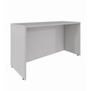 Ver imagem 5 de Balcão de Atendimento Recepção 120 cm Reto Baixo F5 Office Cor:Cinza