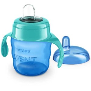COPO EASY SIP COM ALÇA 200ML 6M+ AZUL AVENT - SCF551/05
