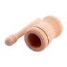 Pilão Amassador Socador Madeira de Alho Tempero e Condimento - 3
