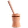 Pilão Amassador Socador Madeira de Alho Tempero e Condimento - 1