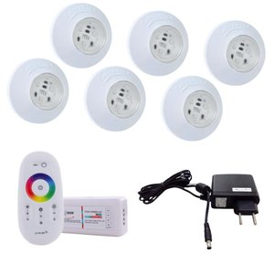 Kit6 Led Smd Rgb 95mm com Módulo e Fonte