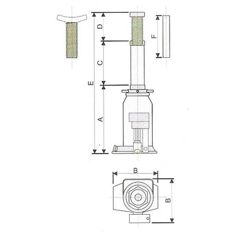 Macaco Hidráulico 4 TON MT 4100 BOVENAU - 2