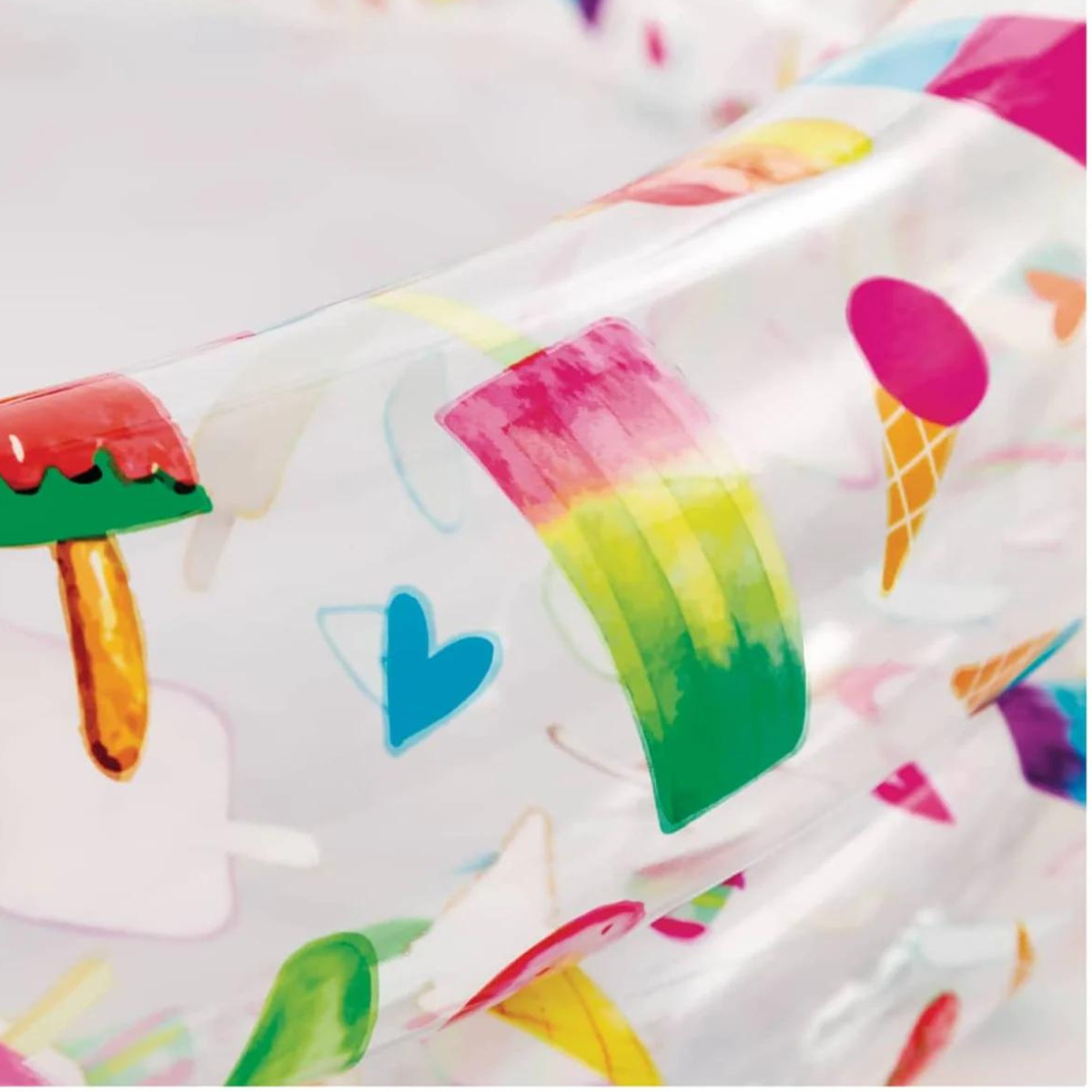 Piscina Inflável Infantil 2 Anos+ Intex 150l Frutas 122x25cm:transparente - 3