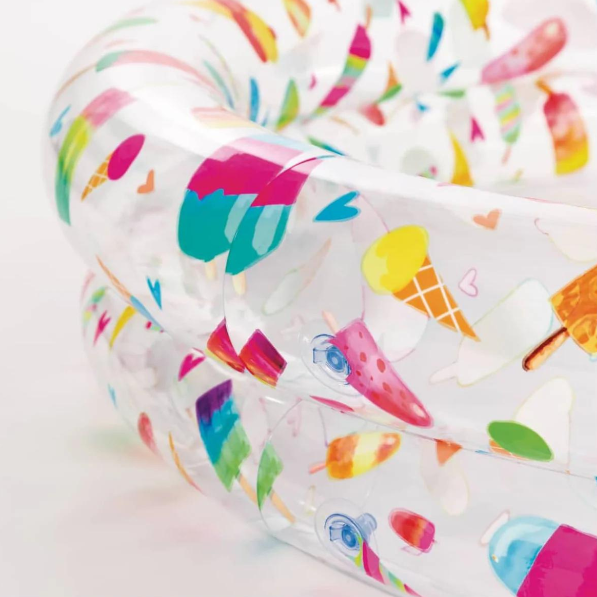 Piscina Inflável Infantil 2 Anos+ Intex 150l Frutas 122x25cm:transparente - 4