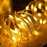 Pisca Cordão de Natal 400 Lâmpadas Leds Amarelo 50m 110-220v - 2