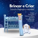 Ver imagem 2 de Berço de Brincadeira com Escorregador Azul Diversão Garantida Infantil