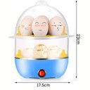 Ver imagem 4 de Cozedor Elétrico de Ovos Duplo 14 Ovos a Vapor 350W 110V