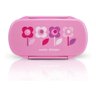 Lancheira Infantil Com Necessaire marmita Squeeze Flor Rosa - 4