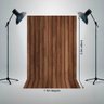 Painel Fundo Festa Fotográfico Tecido 1,5x2,2m Madeira Fina Escura P021 - 2