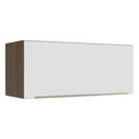 Ver imagem 1 de Armário Aéreo Madesa Lux 80 cm 1 Porta Basculante Rustic/Branco Veludo