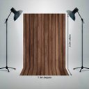 Ver imagem 2 de Painel Fundo Festa Fotográfico Tecido 1,5x2,2m Madeira Tom Amadeirado Fino P068