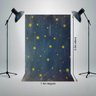 Painel Fundo Festa Fotográfico Tecido 1,5x2,2m Estrelas amarelas com fundo azul P135 - 2