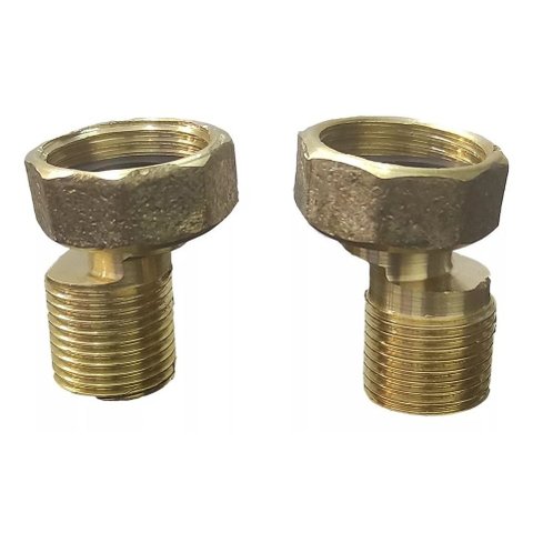 Kit 2 Excêntricos P/reposição de Torneiras Misturador Parede
