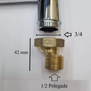 Ver imagem 2 de Kit 2 Excêntricos P/reposição de Torneiras Misturador Parede