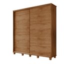 Ver imagem 2 de Guarda-Roupa Casal Monte Carlo com 2 Portas de Correr 4 Gavetas Internas e Maleiros Carvalho Tapajós