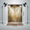 Painel Fundo Festa Fotográfico Tecido 1,5x2,2m Olofotes com chão de madeira rustica P407 - 2
