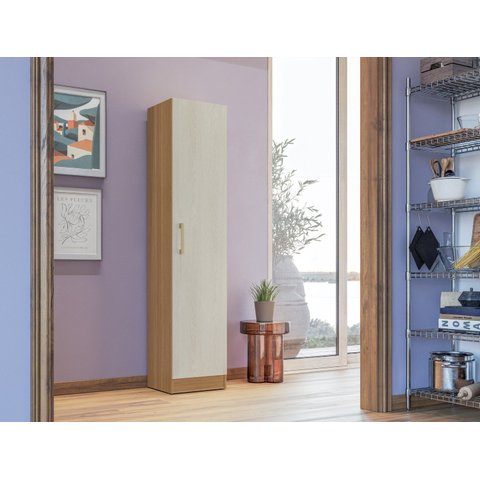 Armário Multiuso com 3 Prateleiras Freijo Oak