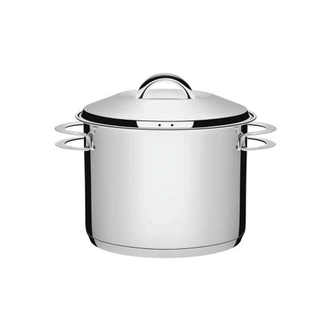 Caldeirão Tramontina Solar em Aço Inox Fundo Triplo com Tampa e Alças 24 Cm 9,6 L Tramontina