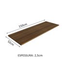 Ver imagem 3 de Tampo para Balcão de Pia 150 Cm Madesa - Rustic