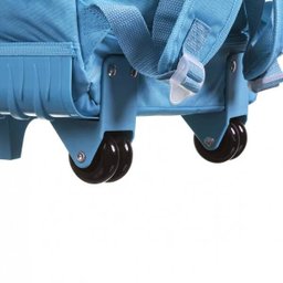 Mochila de Rodinha e Costas Capricho Crinkle Blue DMW 11905 COR: AZUL CLARO - 2 Mochila de Rodinha e Costas Capricho Crinkle Blue DMW 11905 COR: AZUL CLARO - 2