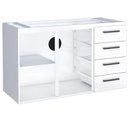 Ver imagem 2 de Gabinete de Cozinha Juno Branco em Aço com 4 Gavetas para Pias de 1,20 Metros - P89587 - Cozimax Gab