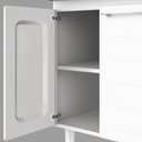 Ver imagem 4 de Gabinete de Cozinha Juno Branco em Aço com 4 Gavetas para Pias de 1,20 Metros - P89587 - Cozimax Gab