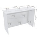 Ver imagem 2 de BALCÃO DE APOIO COZINHA M339.B MUNDI MOVEIS