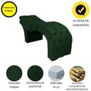 Ver imagem 3 de Maca Estética Estofada Reclinável Ergonômica Veludo Tati Verde