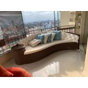 Ver imagem 1 de Sofá em Fibra Sintética Cancún - Tecido Duna Cru