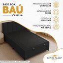 Ver imagem 5 de Cama Box com Baú Casal Royal Sleep Suede Preto 138cm