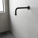 Ver imagem 2 de Braço para Ducha Chuveiro de Parede Redondo Gás Solar Banheiro Piscina Preto Fosco Metal Premium