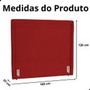 Ver imagem 7 de Cabeceira de Cama Box Estofada 160 Cm Quenn Stela Suede