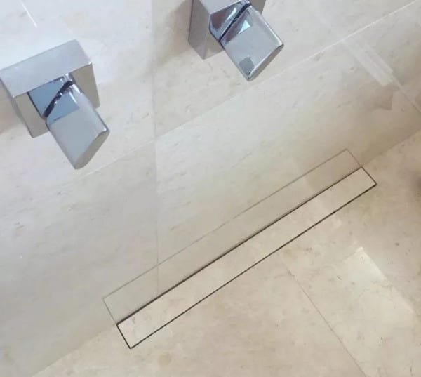 Ralo Oculto 06x70 Invisível Seca Piso Linear Inox Sifonado - 2