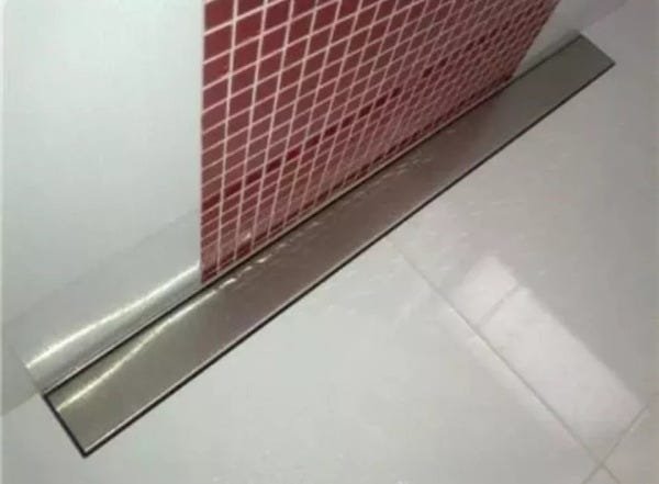 Ralo Oculto 06x70 Invisível Seca Piso Linear Inox Sifonado - 6