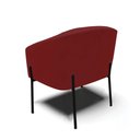 Ver imagem 7 de Poltrona Sala Decorativa Kit 2 Stella Pé de Aço Preto Veludo Marsala D03 - D’Rossi