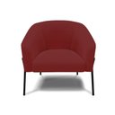 Ver imagem 6 de Poltrona Sala Decorativa Kit 2 Stella Pé de Aço Preto Veludo Marsala D03 - D’Rossi