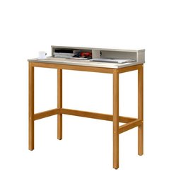Escrivaninha California 1,10m X 54cm Off White/nature - 1