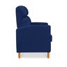 Poltrona Amamentação Reclinável Gisele - Poltrona Confortável para Leitura e Descanso - Azul Marinho - 5