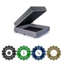 Ver imagem 7 de Base Box Baú Casal 138x188 Suede com Colchão Relax Fresh Molas Ensacadas