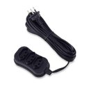 Ver imagem 1 de Extensão Tripolar Slim 5 Metros Preto Force Line