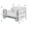 Cama pet em mdf para cachorro Valente com colchão Branco Amo Móveis - 3