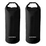2 Sacos Estanque Impermeável 20L Preto Tático Keep Dry - Preto - 1