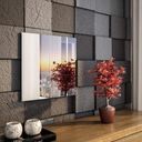Ver imagem 2 de Espelho Flamboiã 39,8x39,8cm Flora Astra Cinza