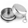 Copo Retrátil 250ml Aço Inox Sustentável - Inox - 1