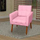 Ver imagem 2 de Poltrona Stella Suede Rosa